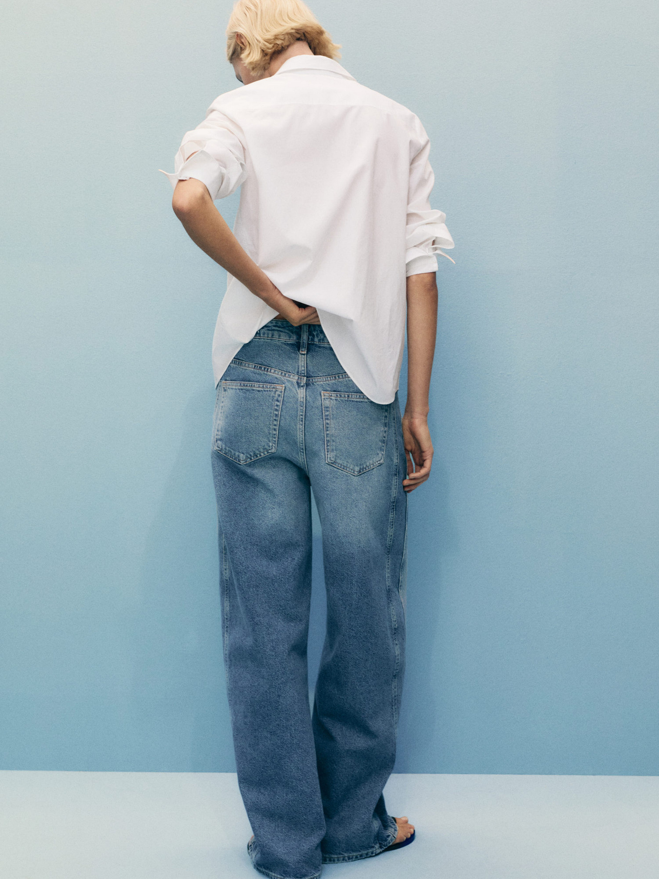 Прямые джинсы MANGO модель 87085760_TM Фото