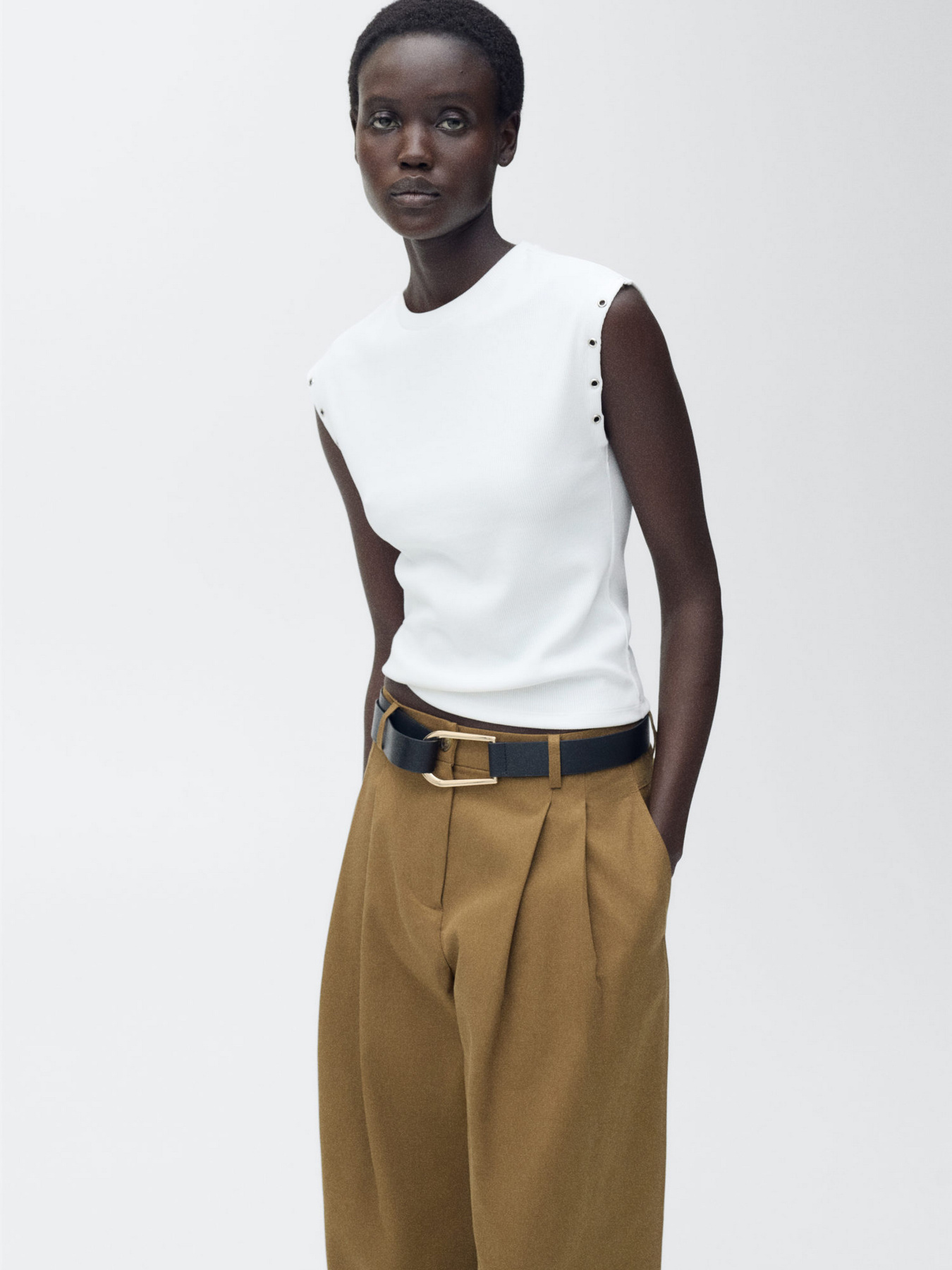 Майка MANGO модель 87015766_1 Фото