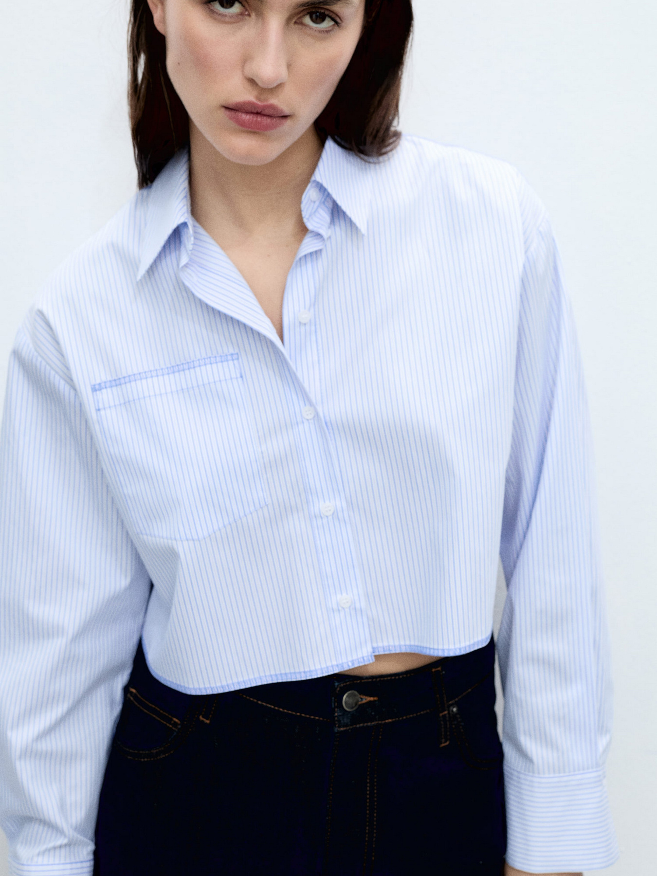 Рубашка повседневная MANGO модель 87035745_52 Фото