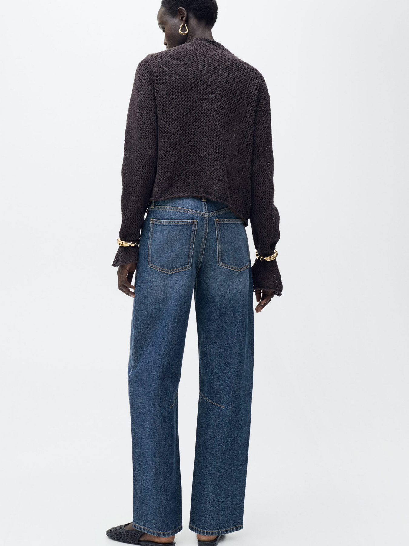 Прямые джинсы MANGO модель 87045740_TO Фото