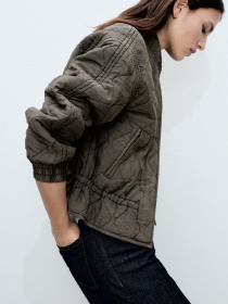 Бомбер MANGO Модель 87055968_92 Фото