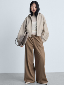 Повседневные штаны MANGO модель 87083295_35 Фото