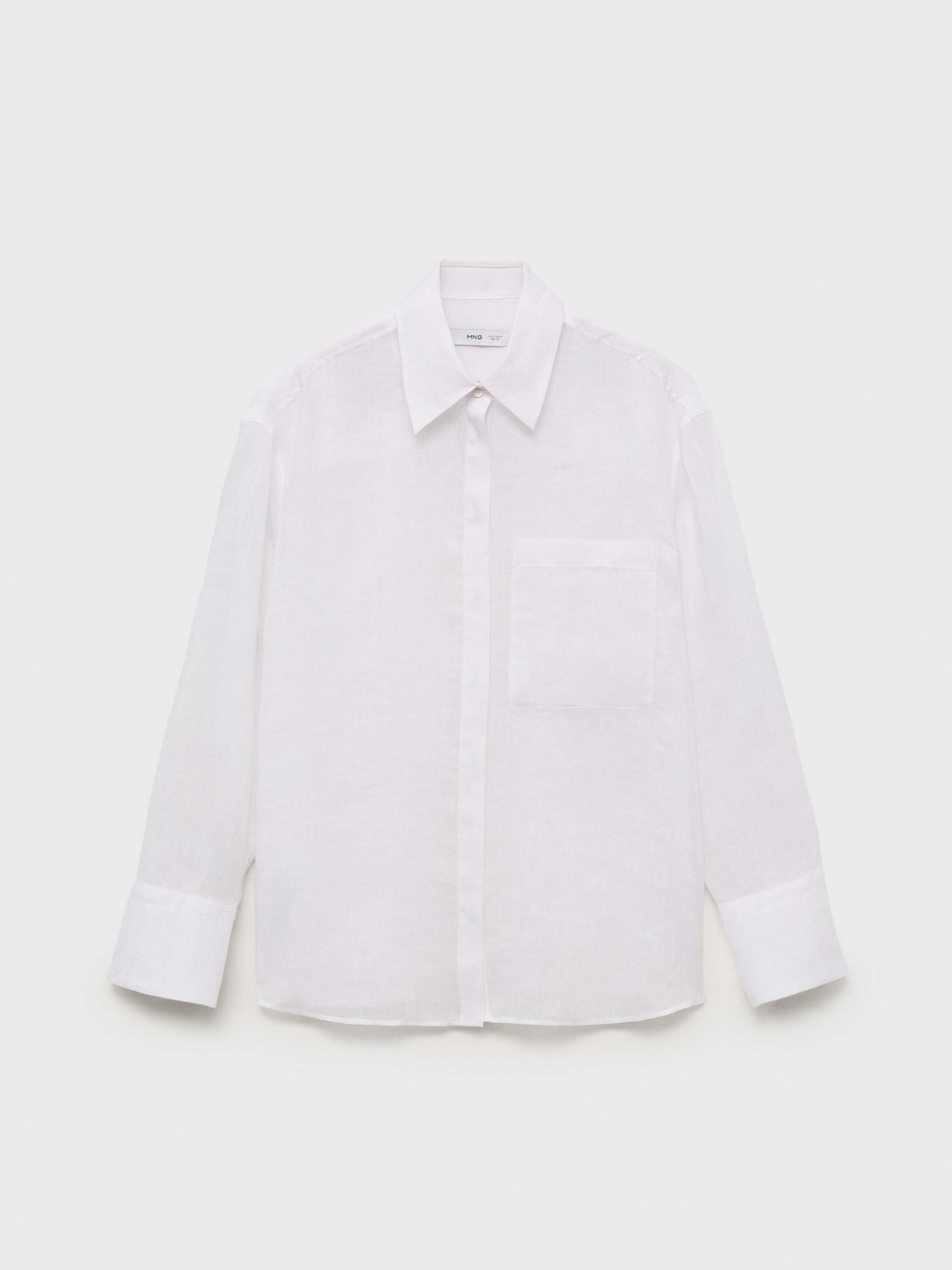 Рубашка повседневная MANGO модель 87057166_1 Фото