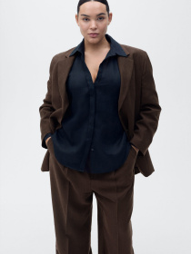 Штани класичні MANGO модель 87015770_30 Фото