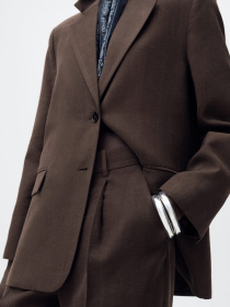 Классические штаны MANGO модель 87015770_30 Фото