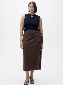 Спідниця міді MANGO модель 87067175_32 Фото