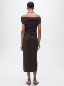 Юбка миди MANGO модель 87067175_32 Фото