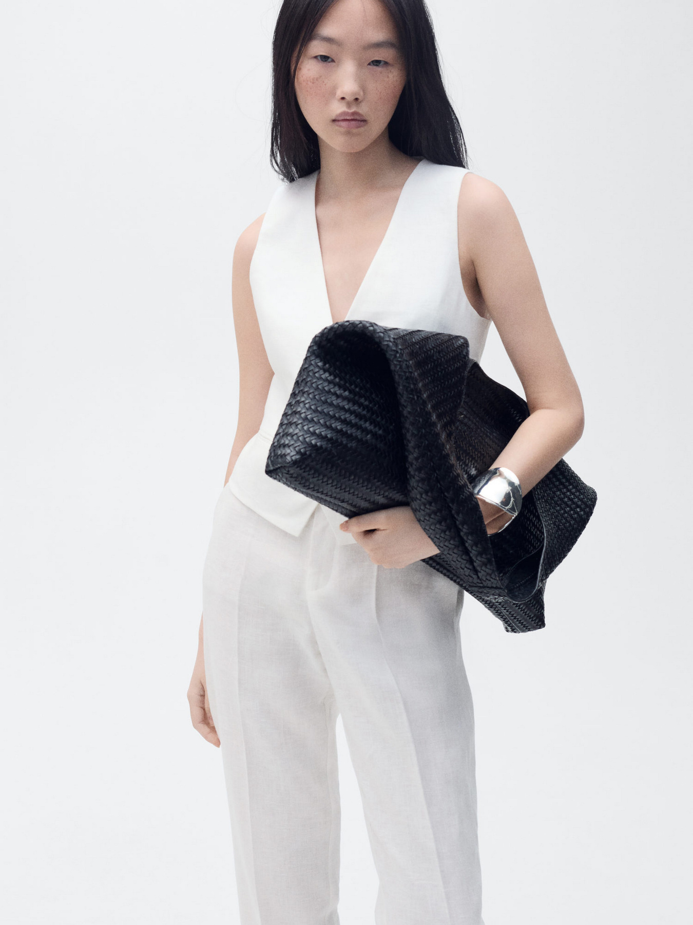 Класичні штани MANGO модель 87887162_2 Фото