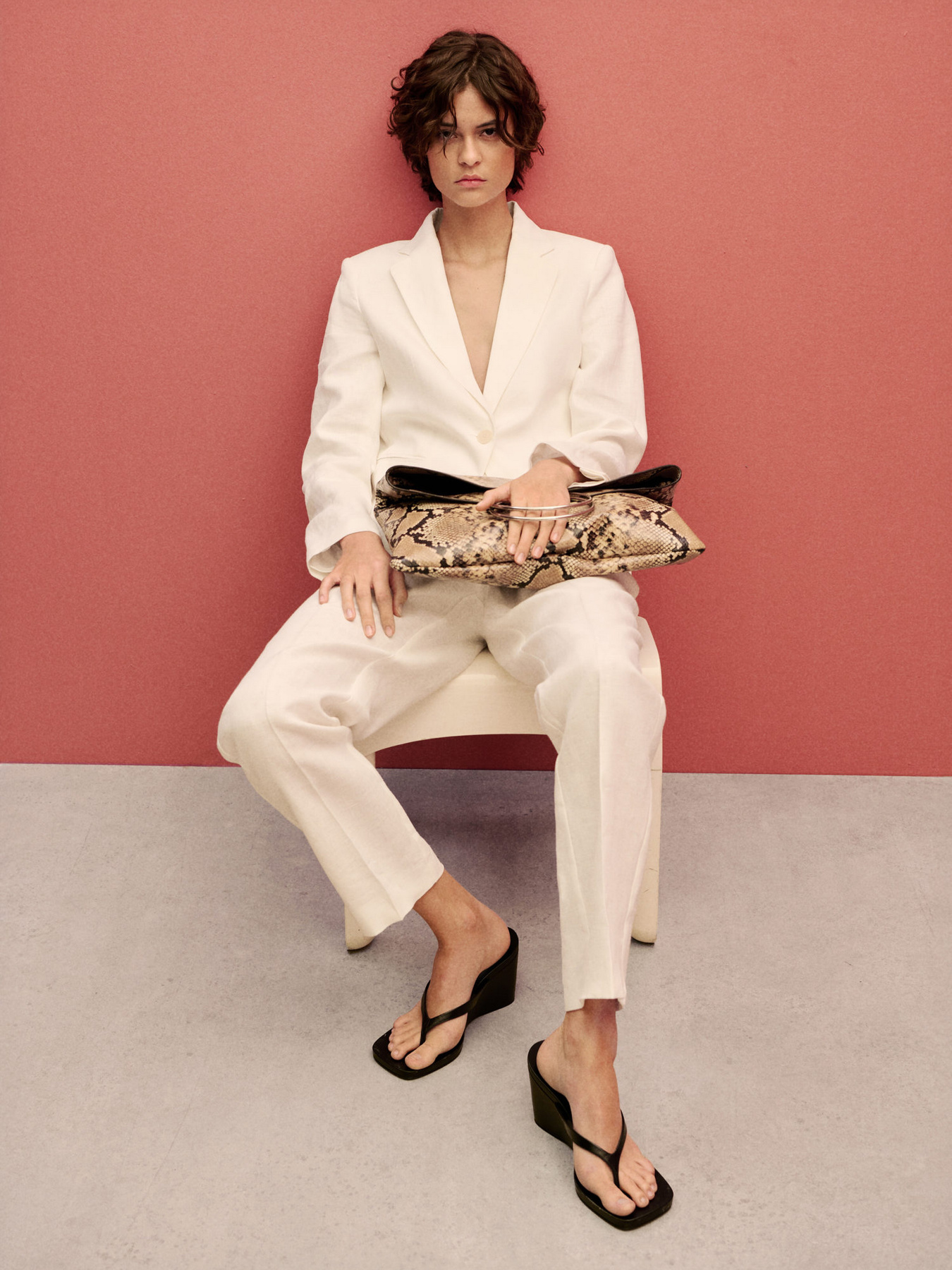 Класичні штани MANGO модель 87887162_2 Фото