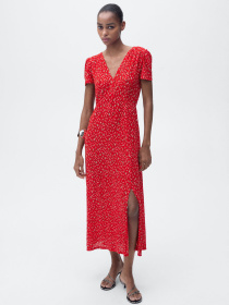 Платье миди MANGO модель 87087165_70 Фото