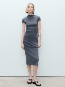 Платье миди MANGO модель 87995741_92 Фото