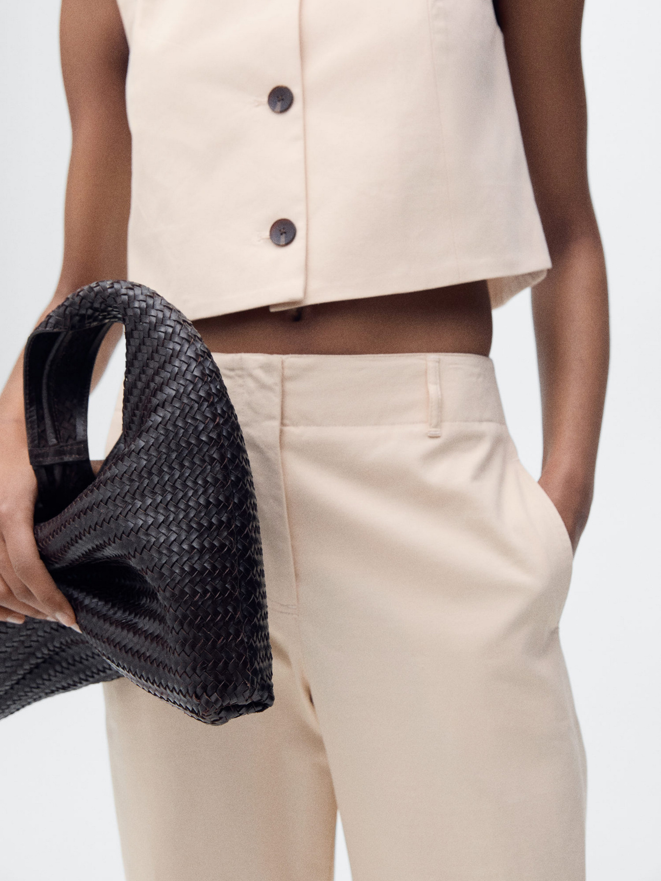 Штани класичні MANGO модель 87086359_5 Фото