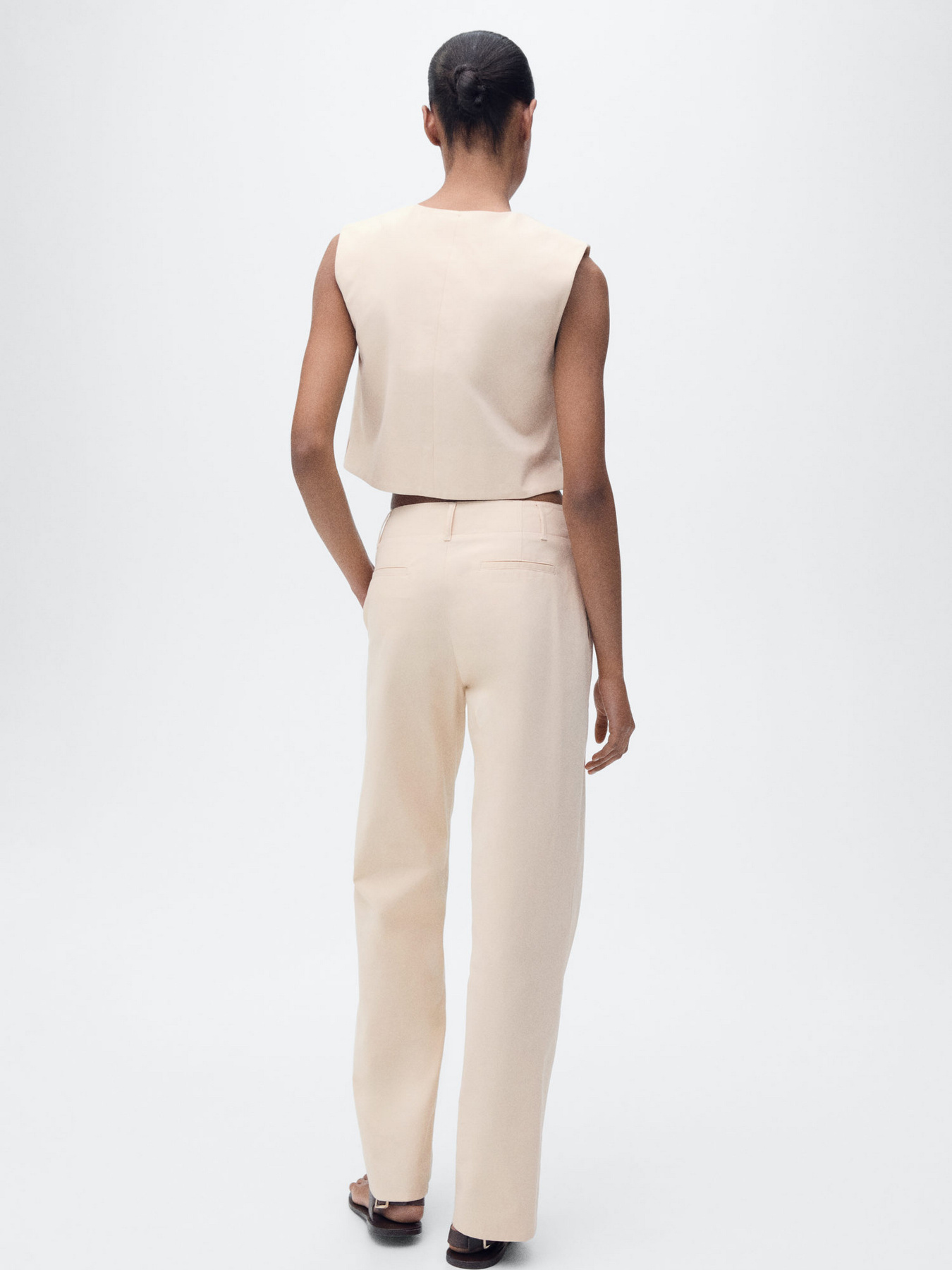 Классические штаны MANGO модель 87086359_5 Фото