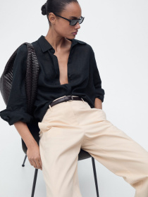 Классические штаны MANGO модель 87086359_5 Фото