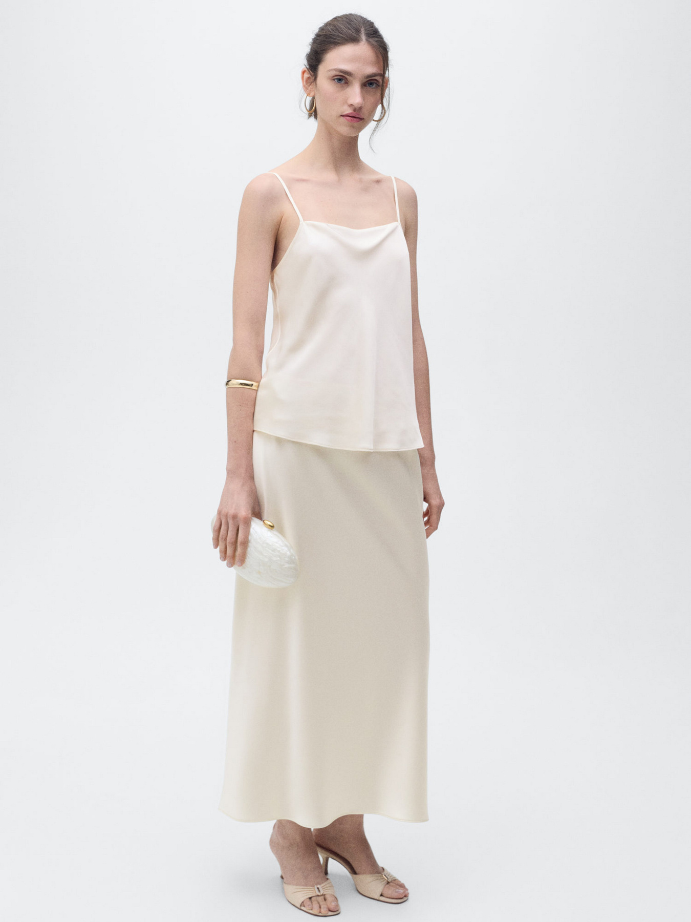 Спідниця міді MANGO модель 87096716_5 Фото