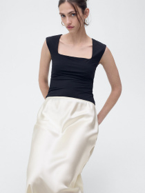 Спідниця міді MANGO модель 87096716_5 Фото