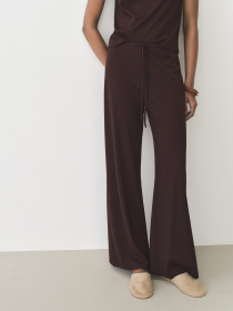 Повседневные штаны MANGO модель 87075755_32 Фото