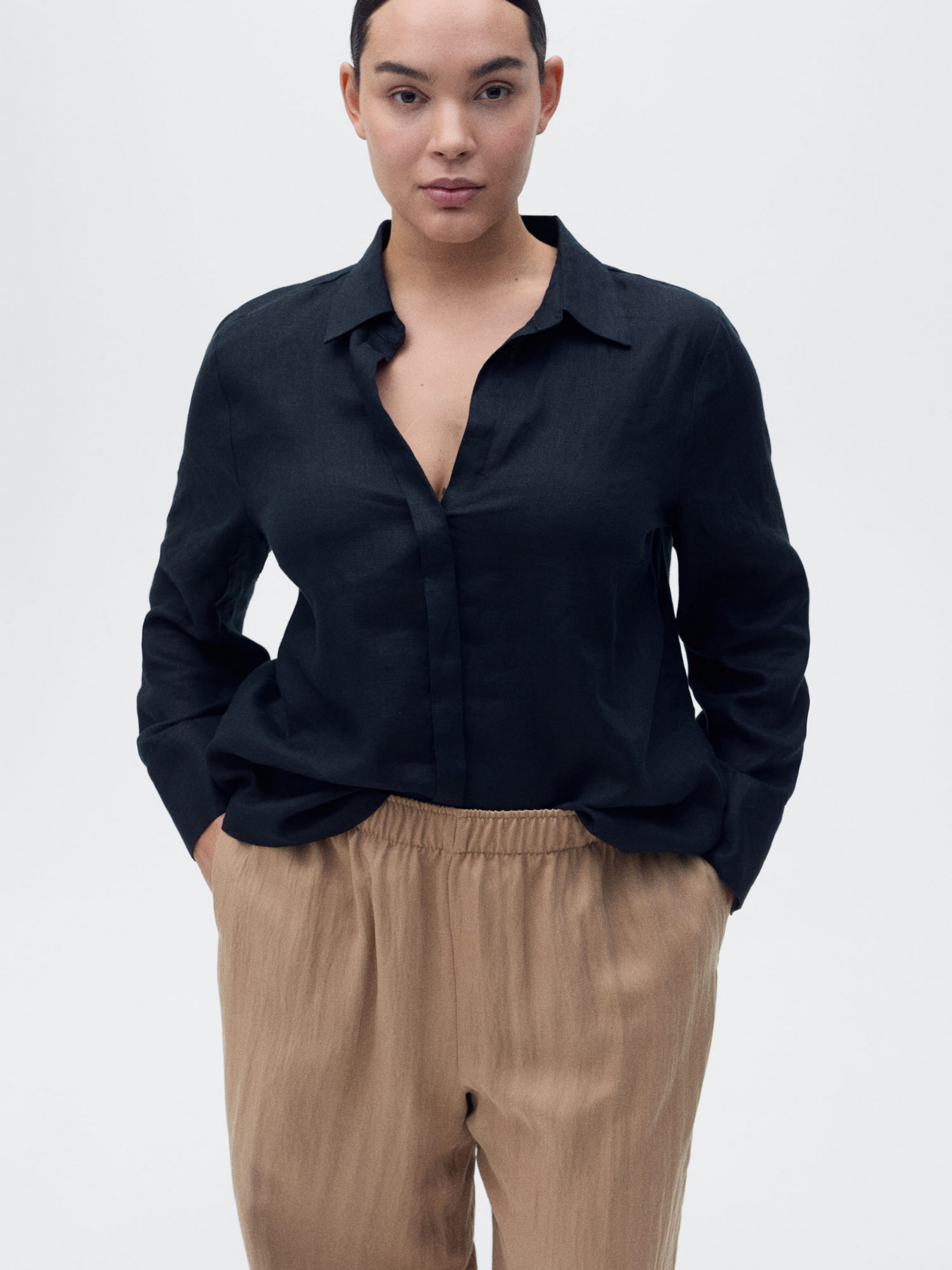 Повсякденні штани MANGO модель 87076360_34 Фото