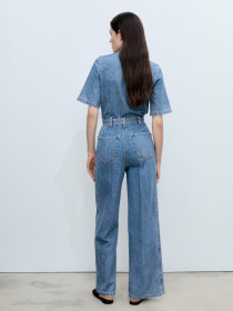 Джинсовий комбінезон MANGO модель 87085739_TM Фото