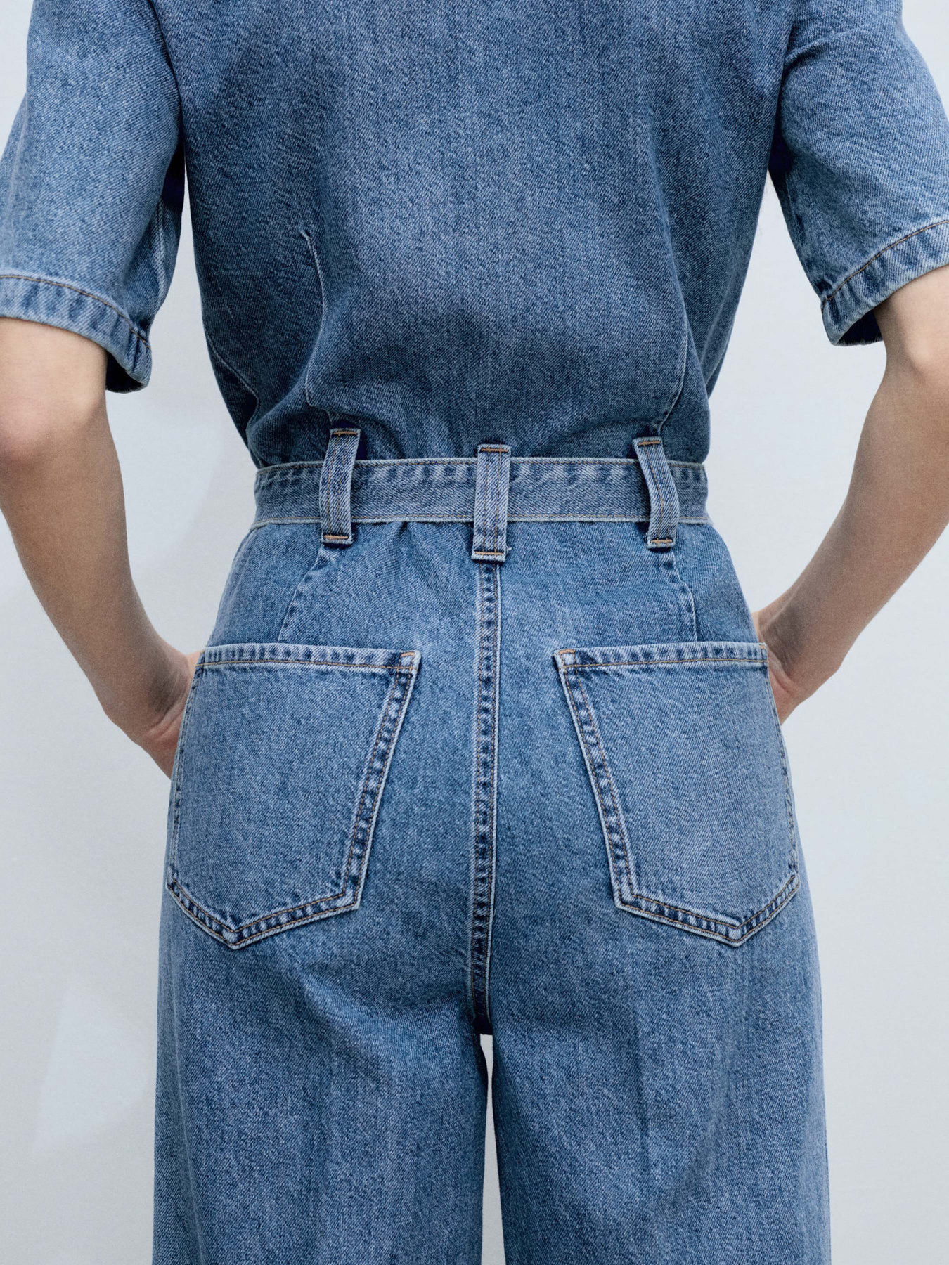 Джинсовый комбинезон MANGO модель 87085739_TM Джинсовый комбинезон MANGO модель 87085739_TM Фото