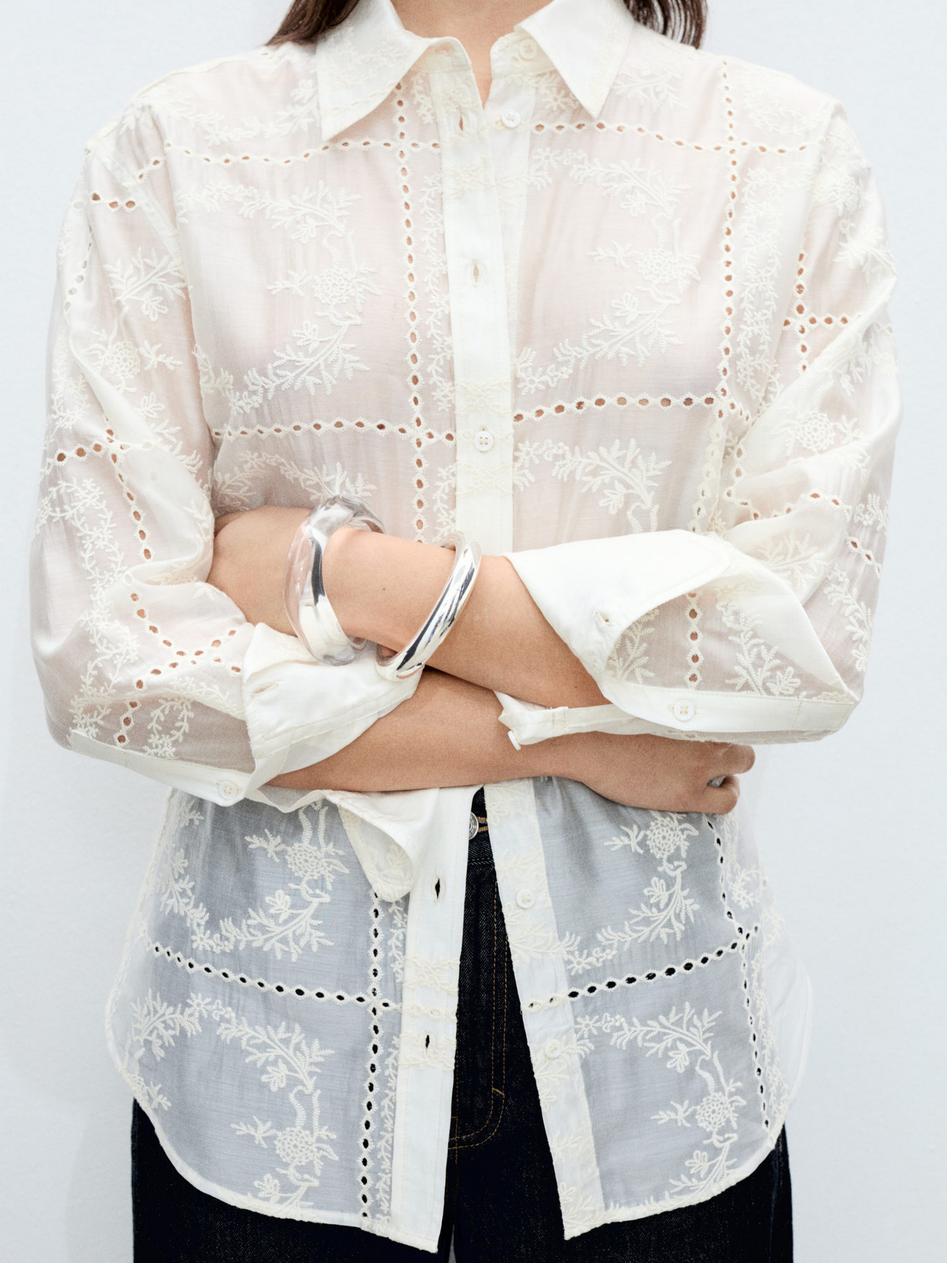 Сорочка MANGO модель 87035743_5 Фото