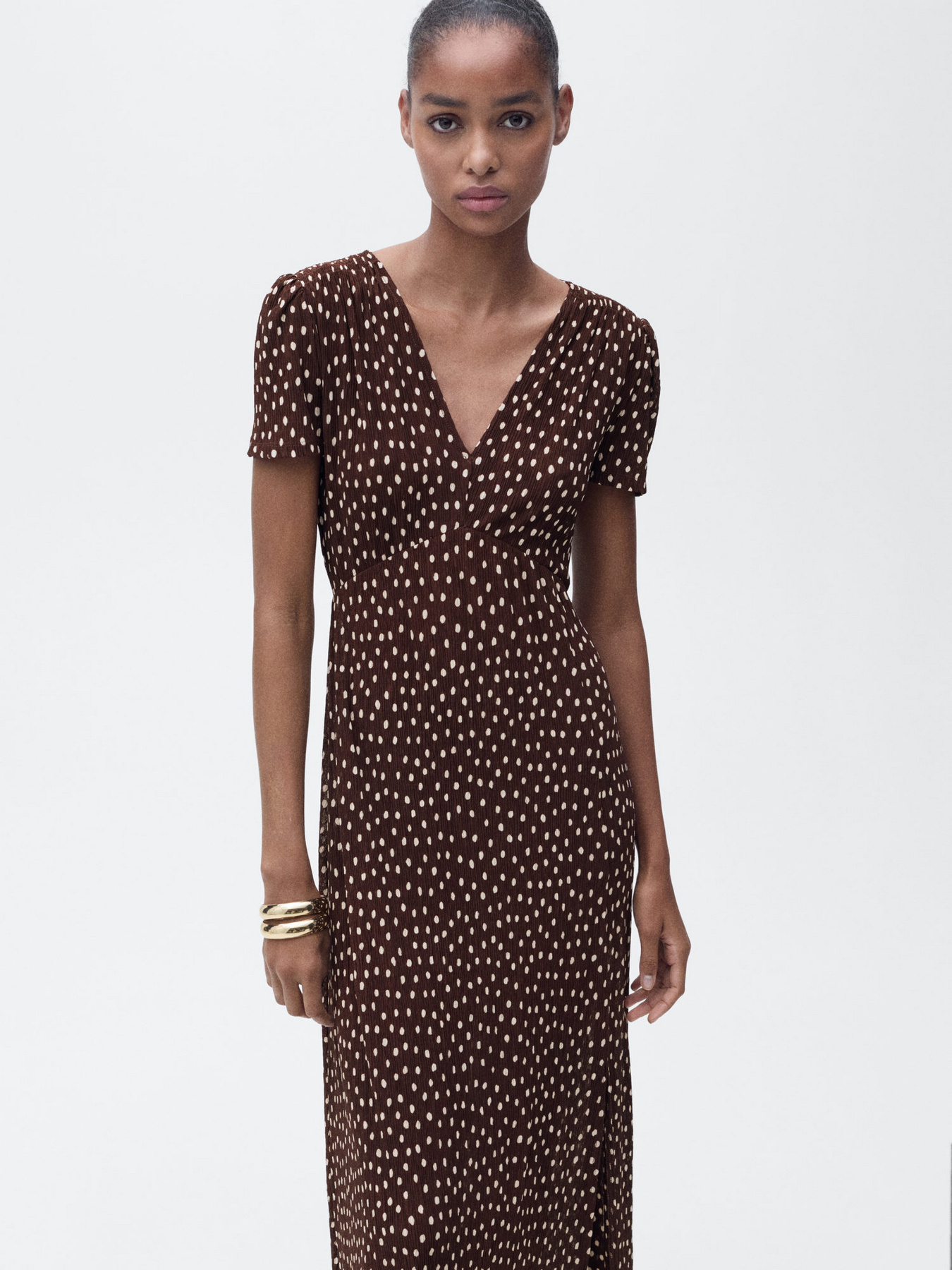 Сукня міді MANGO модель 87087165_30 Фото