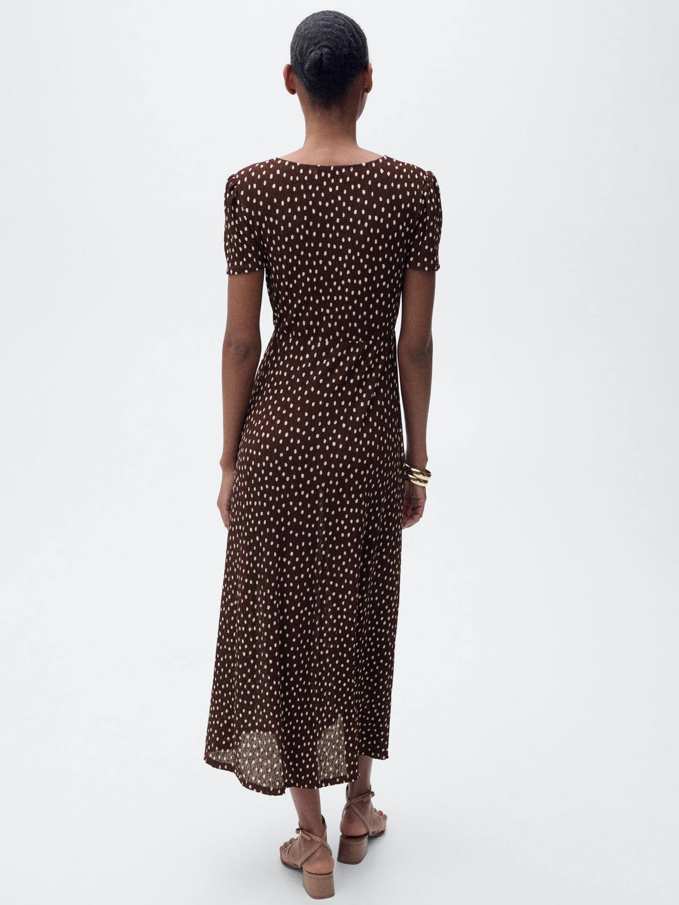 Сукня міді MANGO модель 87087165_30 Фото