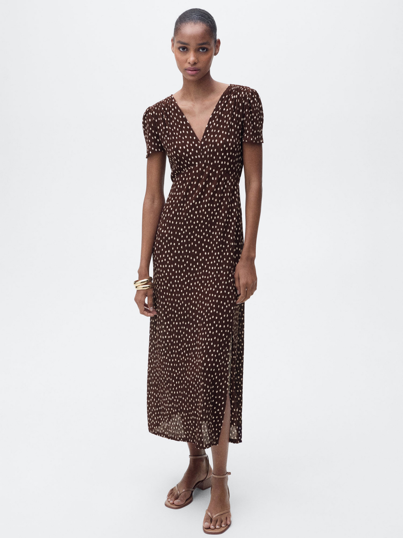 Сукня міді MANGO модель 87087165_30 Фото