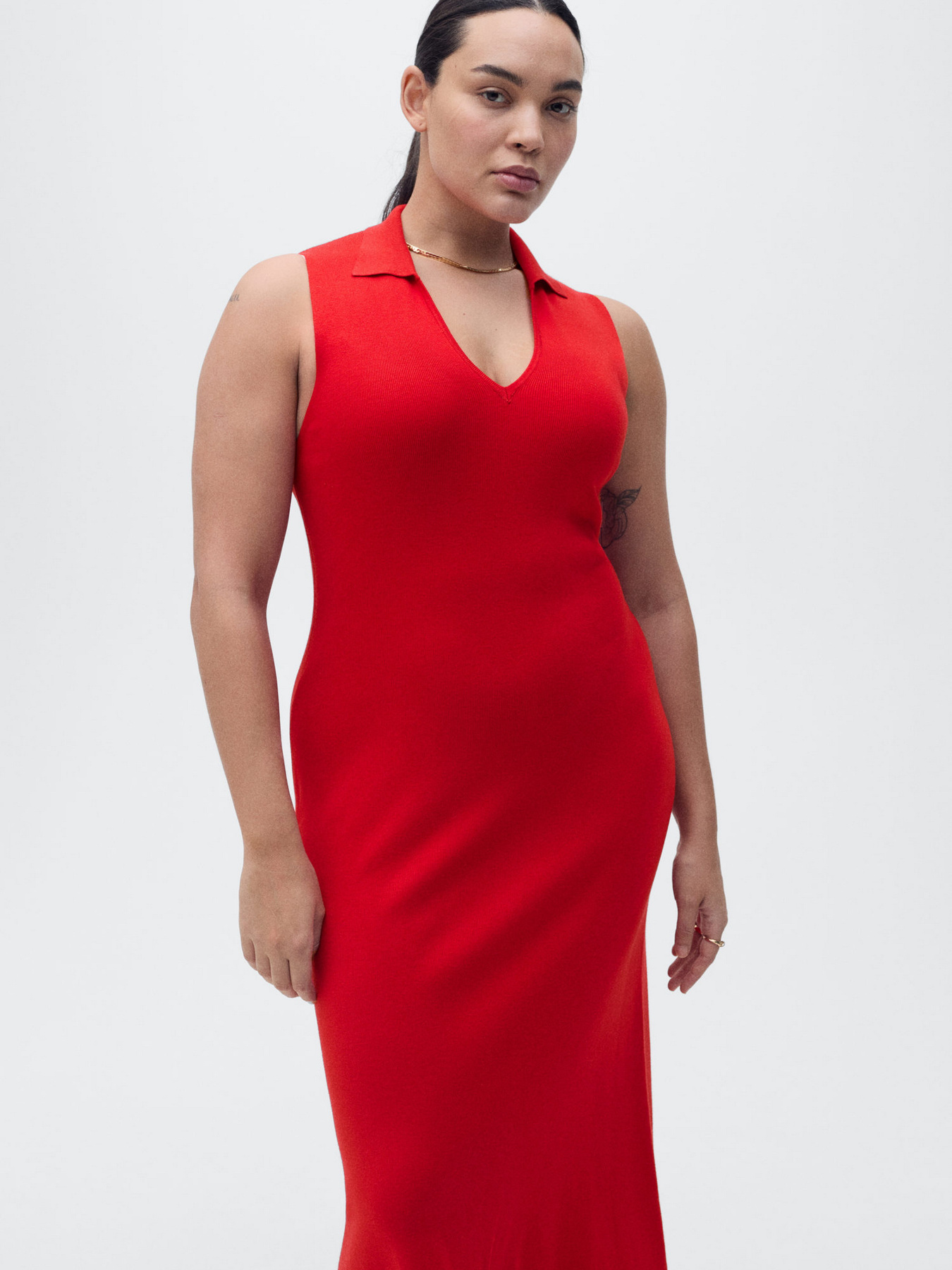 Сукня міді MANGO модель 87097185_70 Фото