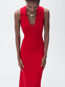 Сукня міді MANGO модель 87097185_70 Фото