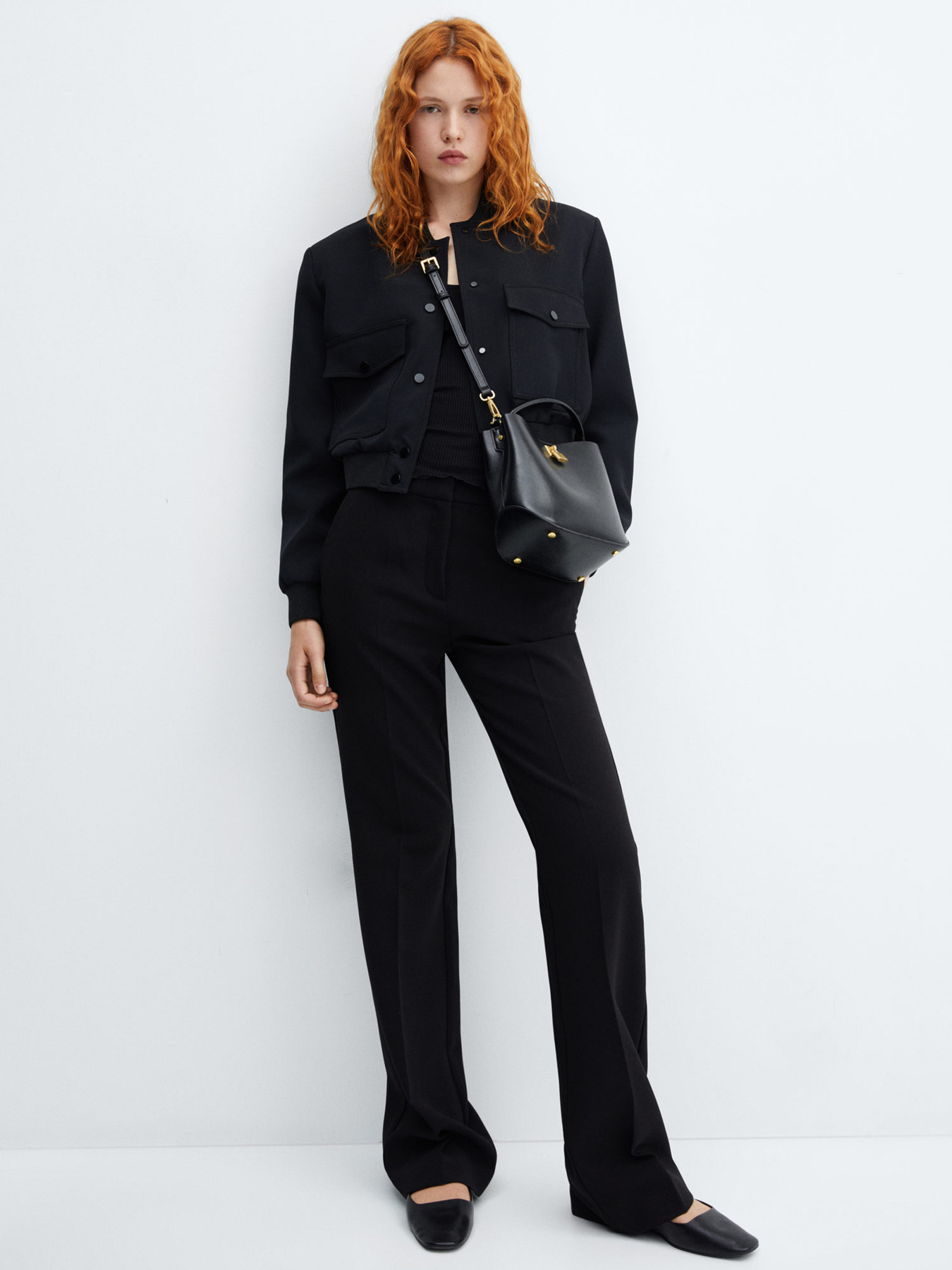 Кросс-боди MANGO Miguel модель 67033274_99 Фото