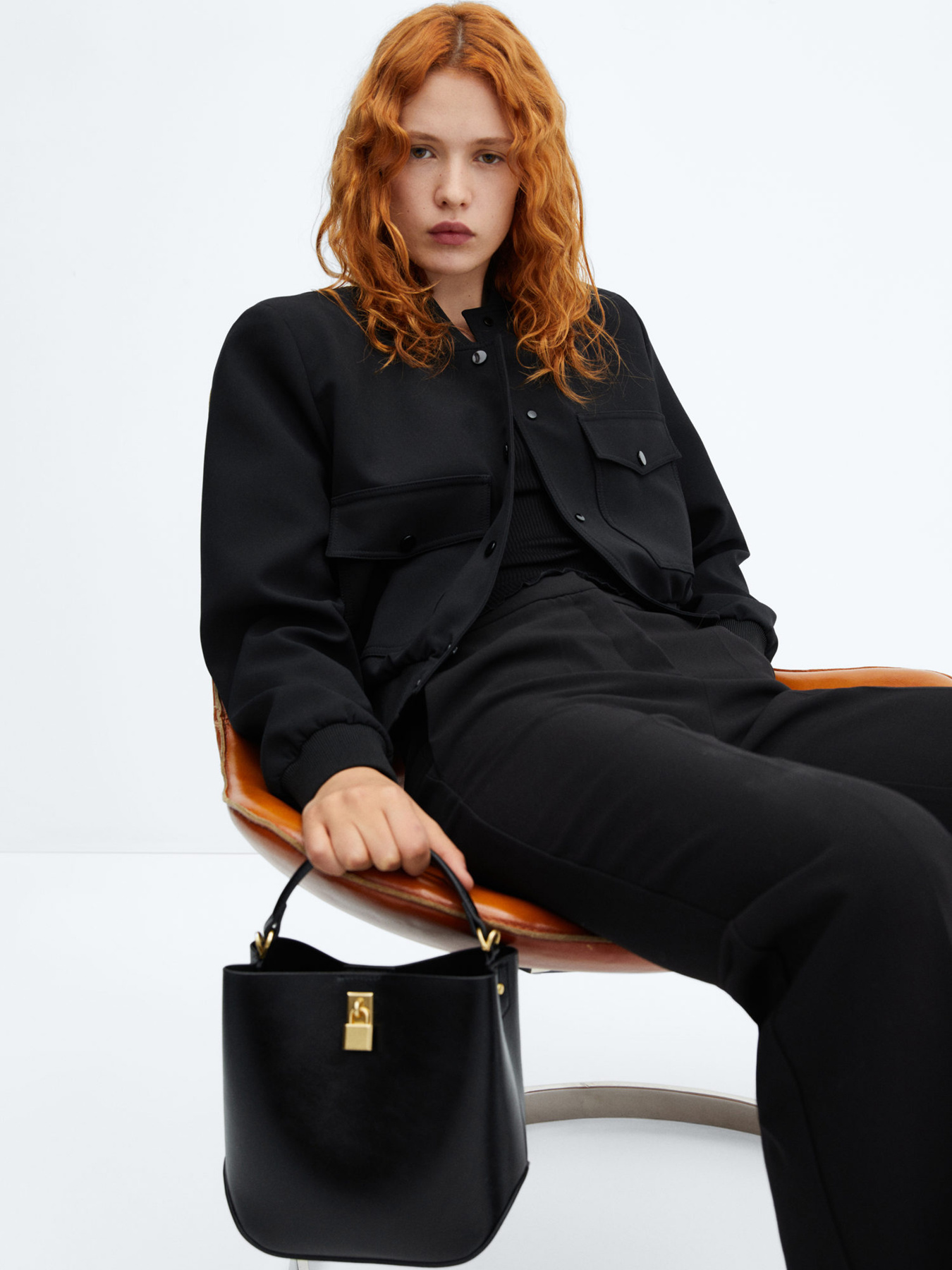 Кросс-боди MANGO Miguel модель 67033274_99 Фото