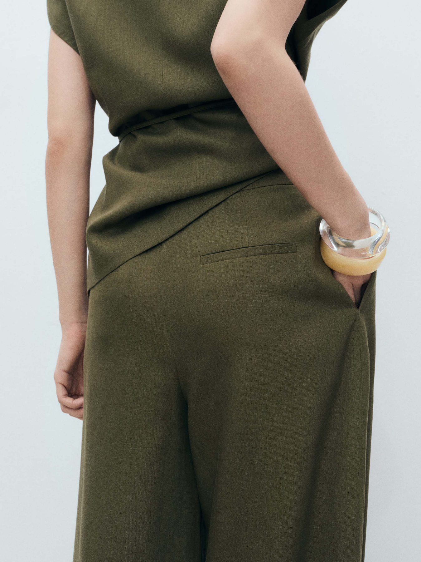 Штани класичні MANGO модель 87058641_37 Фото