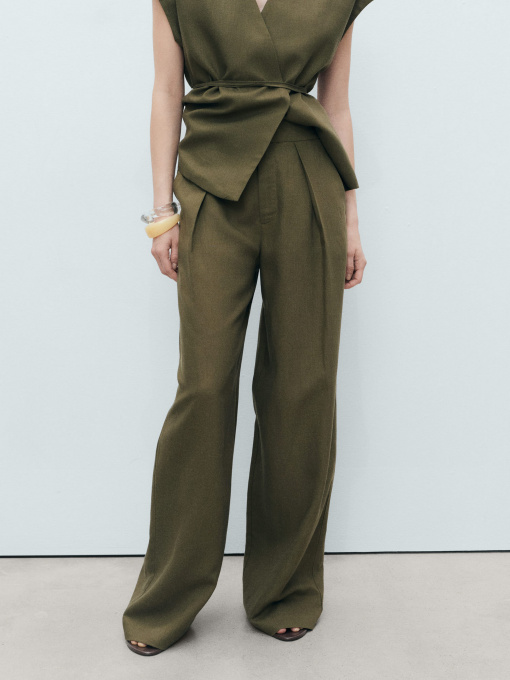 Брюки классические MANGO модель 87058641_37 Фото