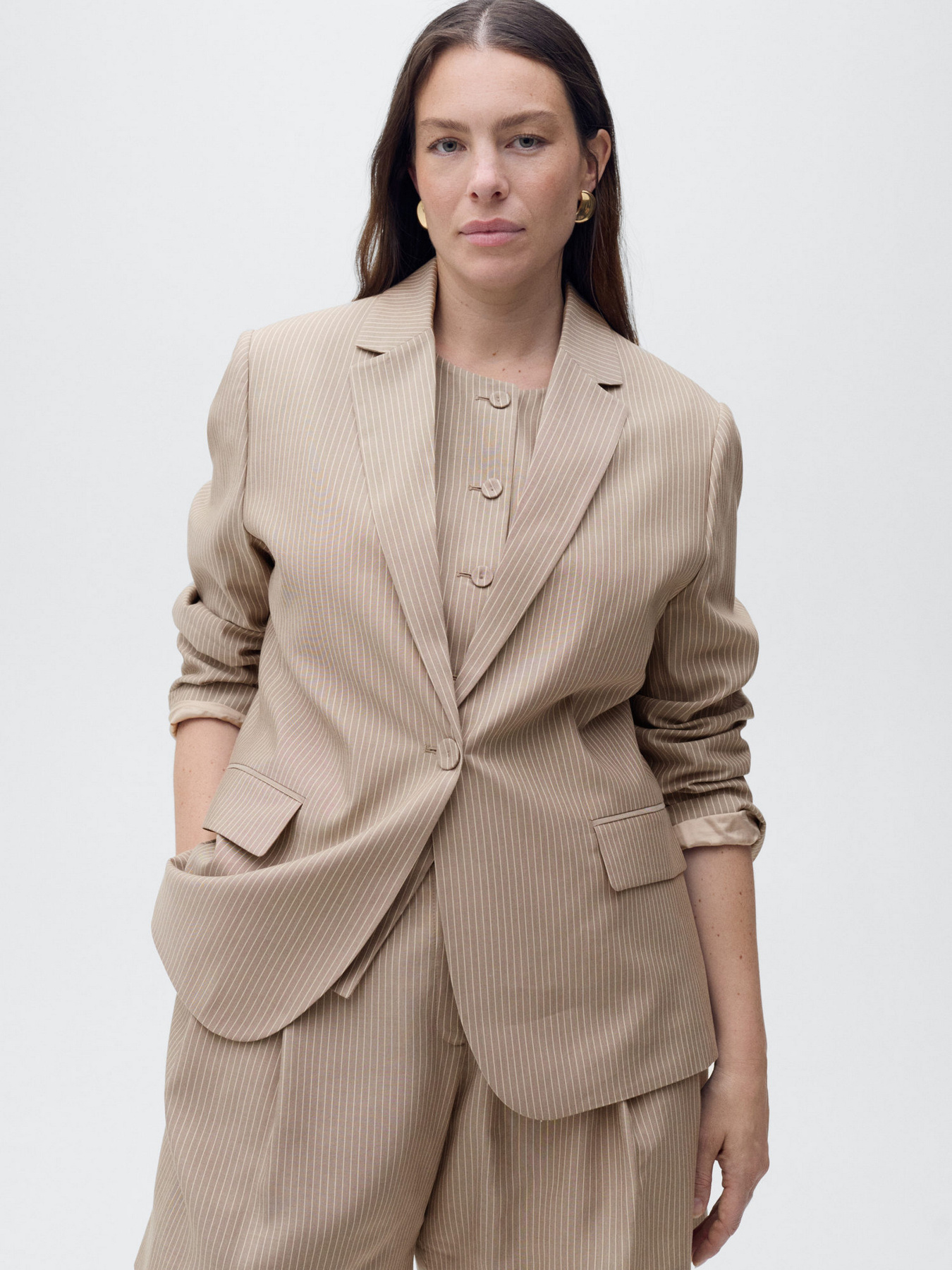 Пиджак MANGO модель 87097186_35 Фото