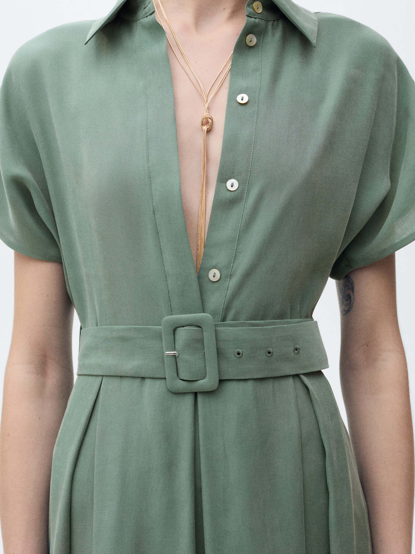 Сукня міді MANGO модель 87057173_43 Фото