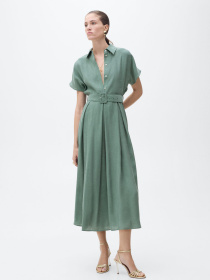 Платье миди MANGO модель 87057173_43 Платье миди MANGO модель 87057173_43 Фото