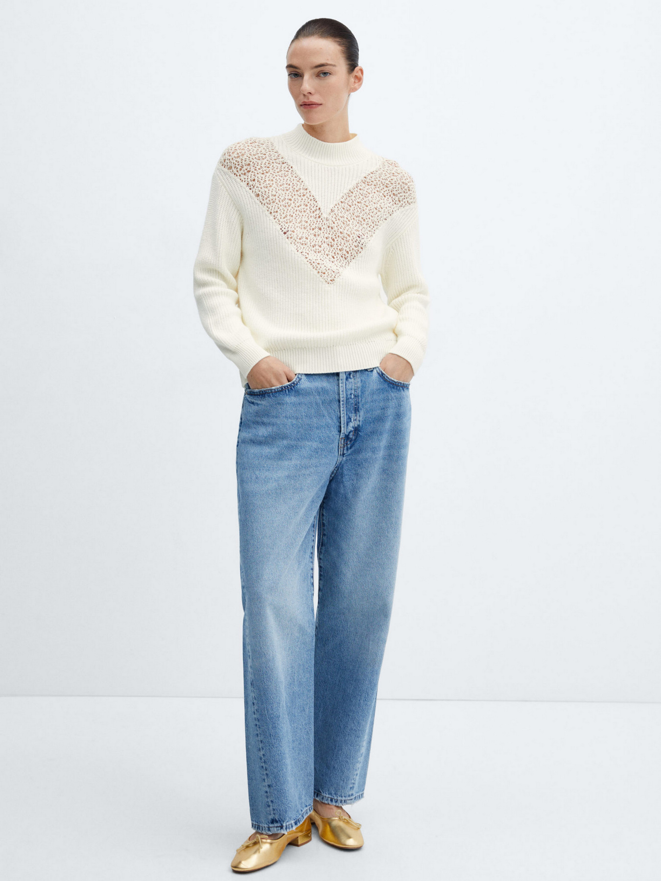 Джемпер MANGO Rainbow модель 67000489_5 Джемпер MANGO Rainbow модель 67000489_5 Фото