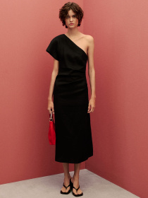 Платье миди MANGO модель 87027165_99 Фото