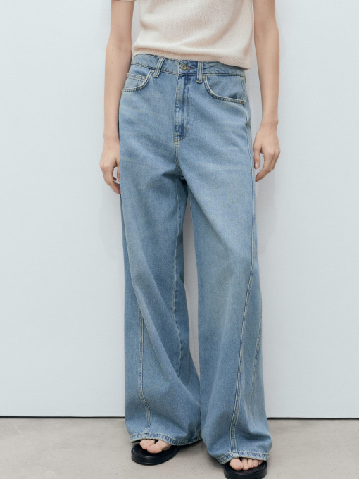 Прямые джинсы MANGO модель 87087189_TM Фото