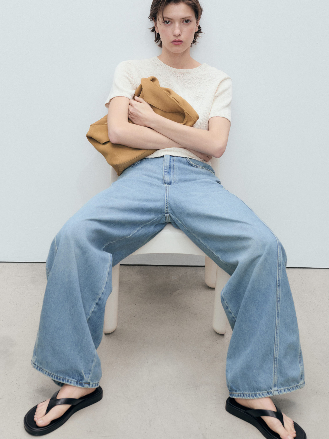 Прямі джинси MANGO модель 87087189_TM Фото