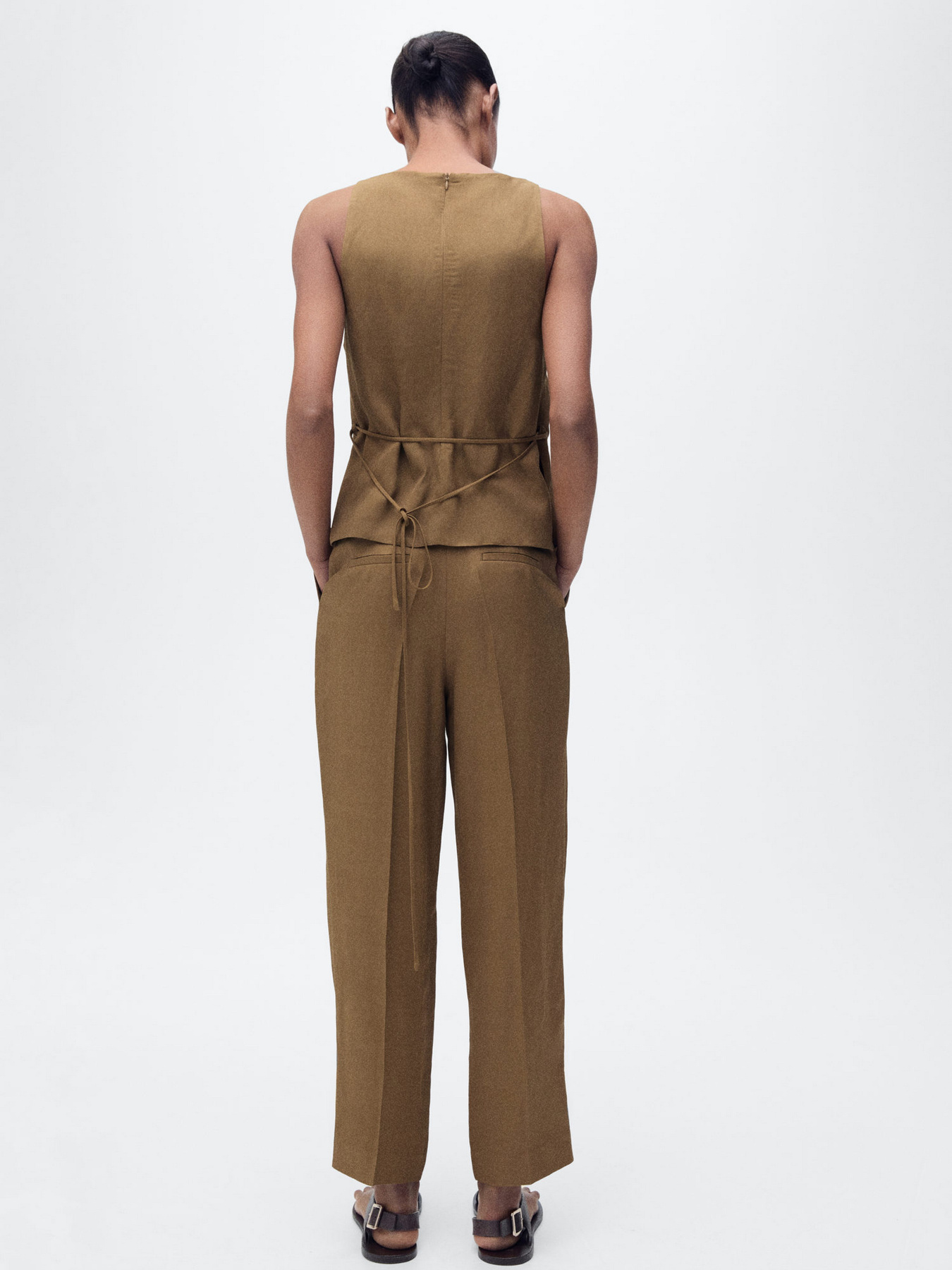 Штани класичні MANGO модель 87047687_43 Фото