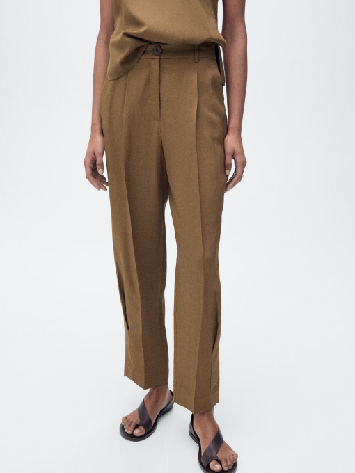 Классические штаны MANGO модель 87047687_43 Фото