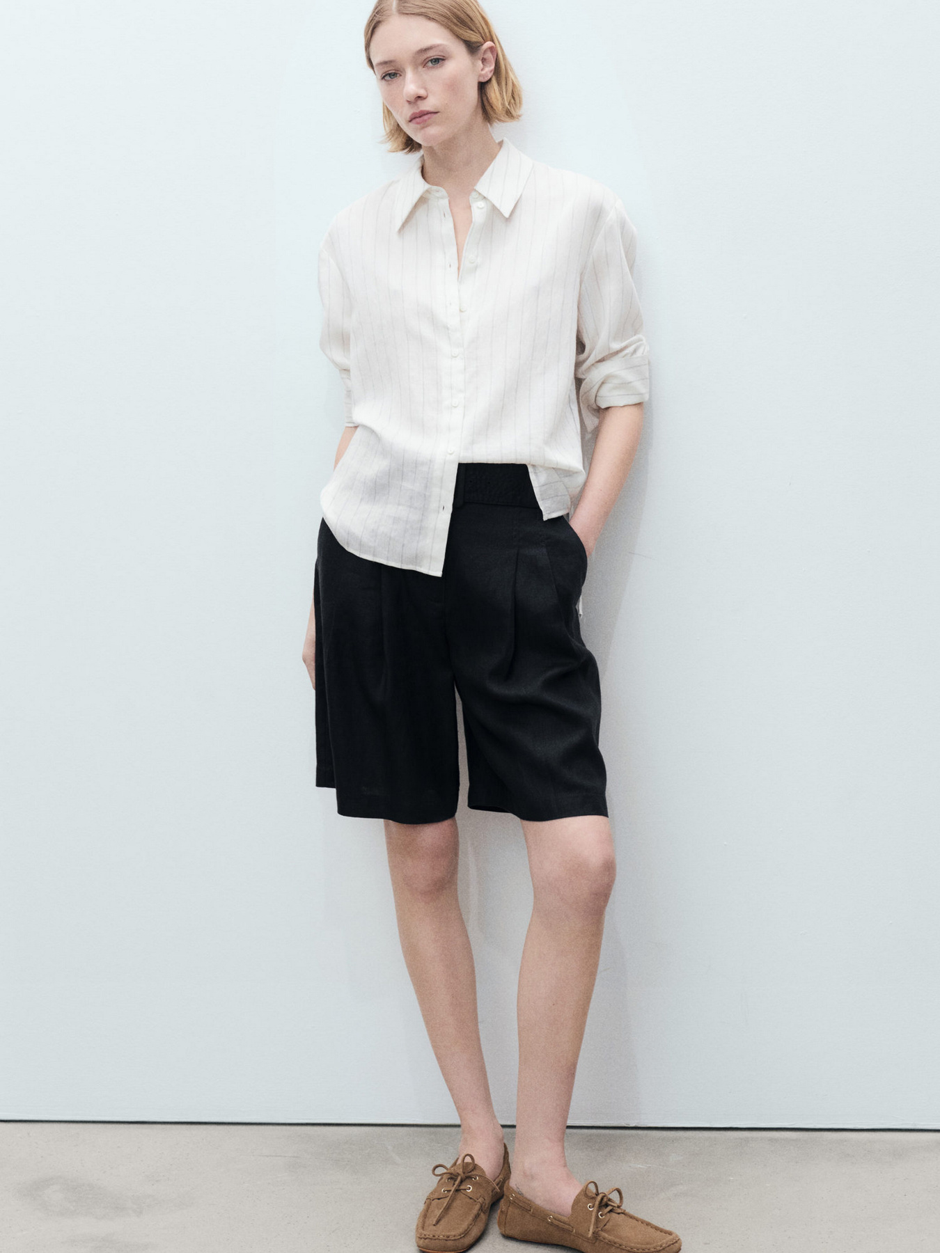 Повсякденні шорти MANGO модель 87058265_99 Фото