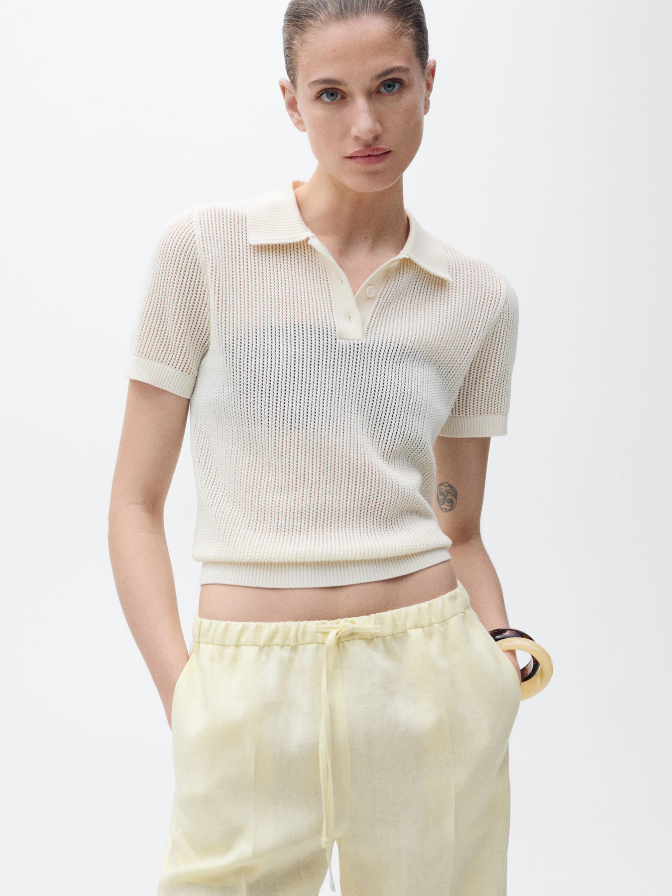 Брюки повседневные MANGO модель 87097691_11 Фото