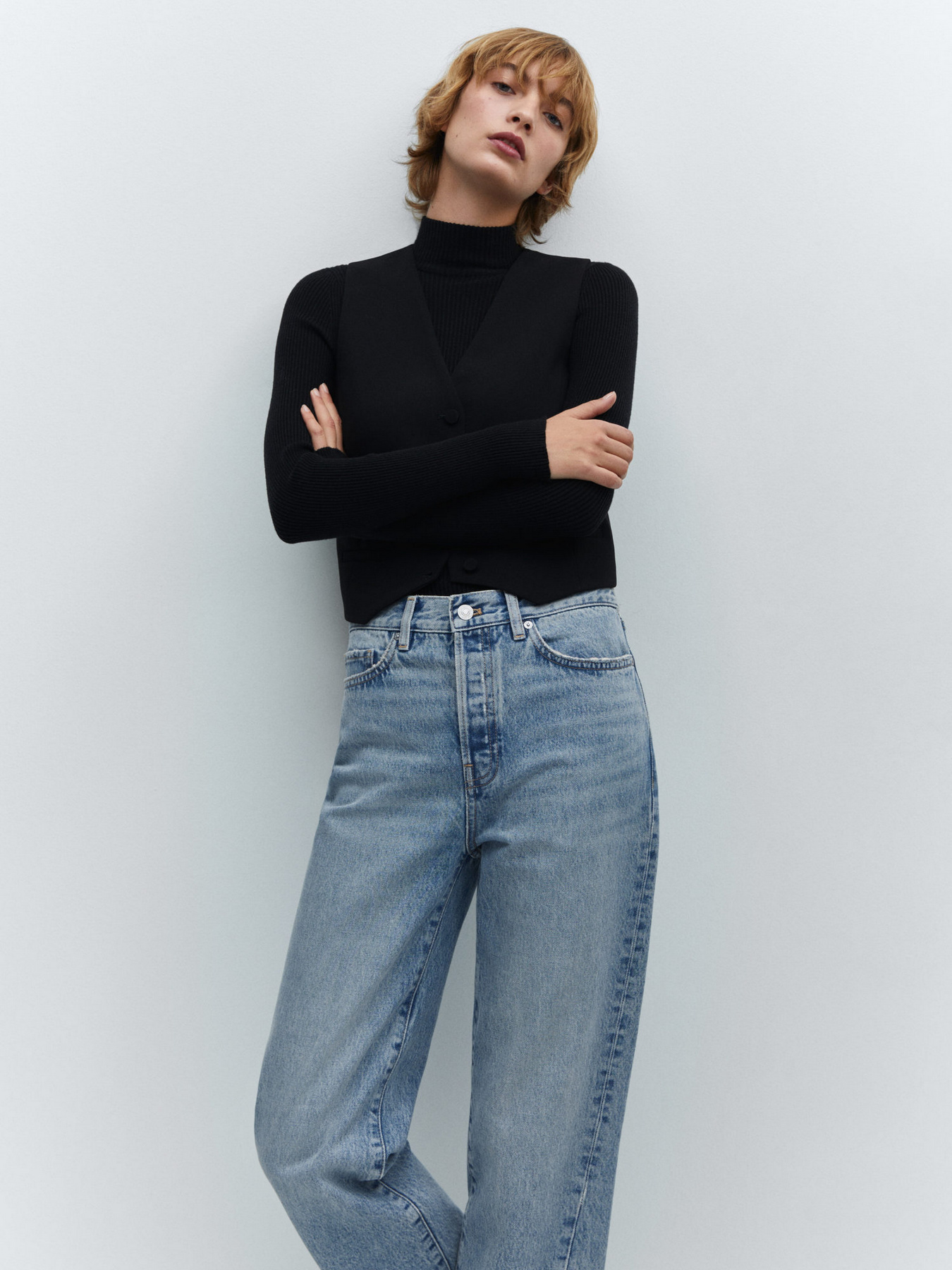 Прямі джинси MANGO Nicola модель 67001012_TM Прямі джинси MANGO Nicola модель 67001012_TM Фото