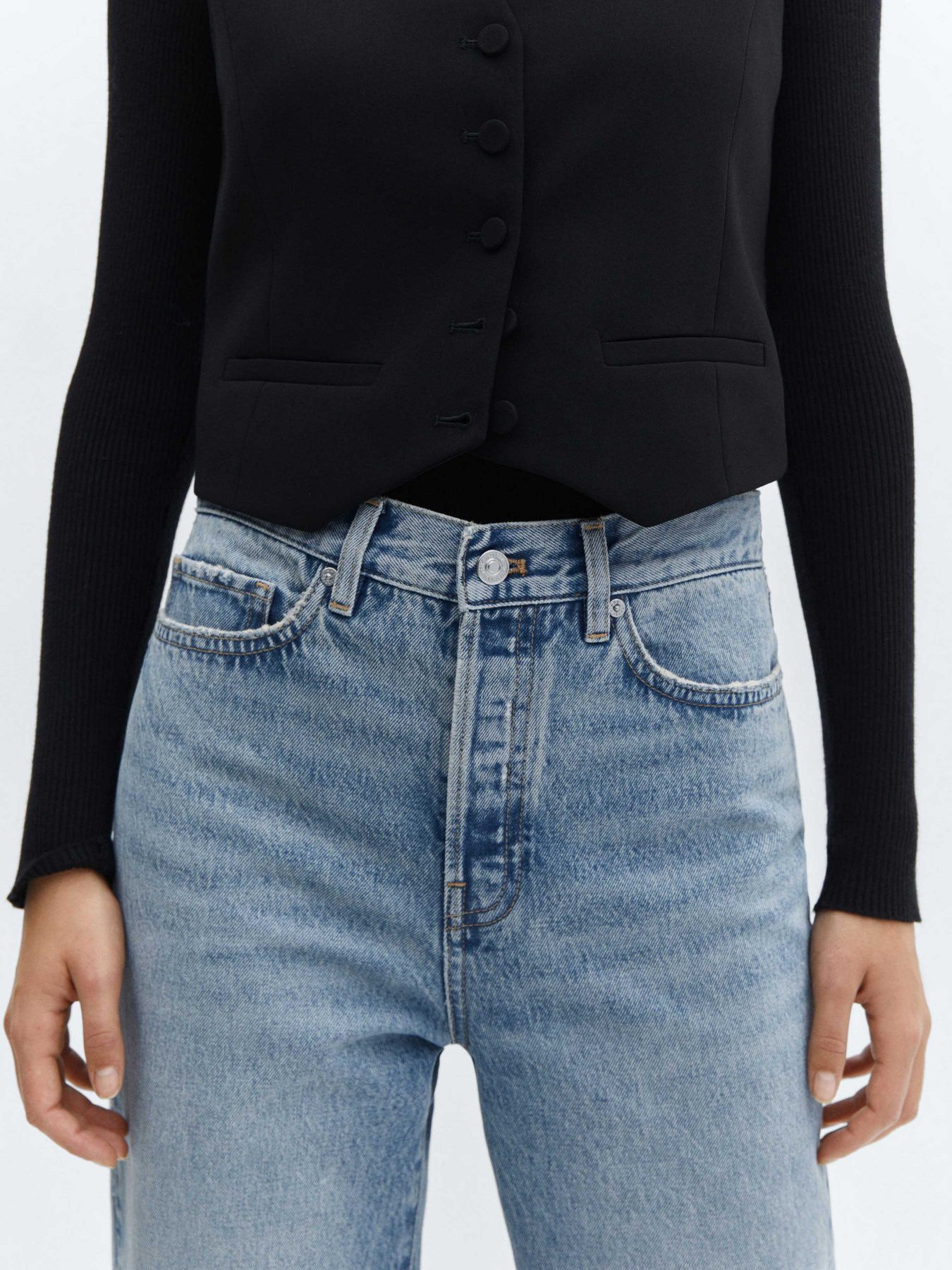 Прямі джинси MANGO Nicola модель 67001012_TM Прямі джинси MANGO Nicola модель 67001012_TM Фото