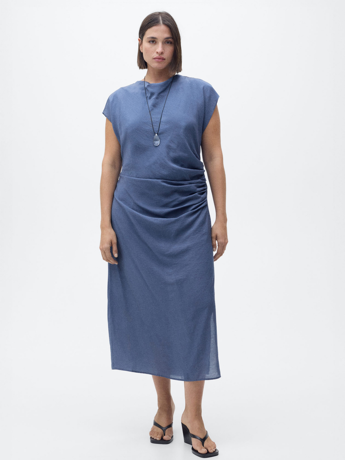 Платье миди MANGO модель 87007190_54 Фото