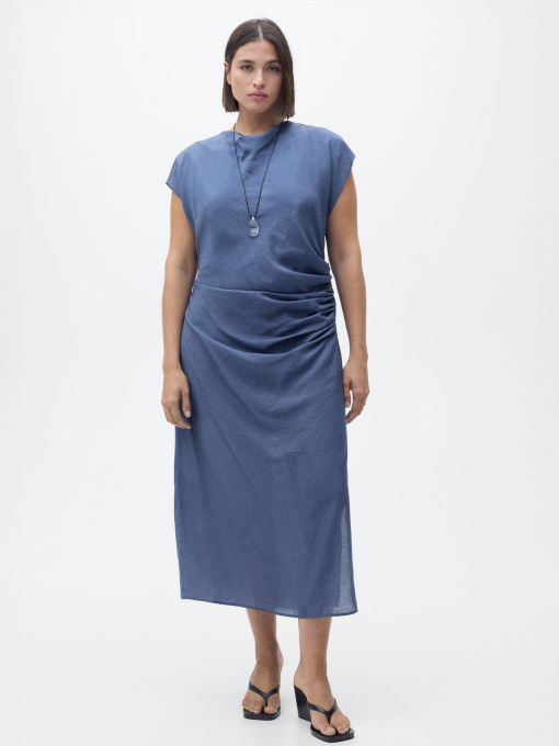 Платье миди MANGO модель 87007190_54 Фото