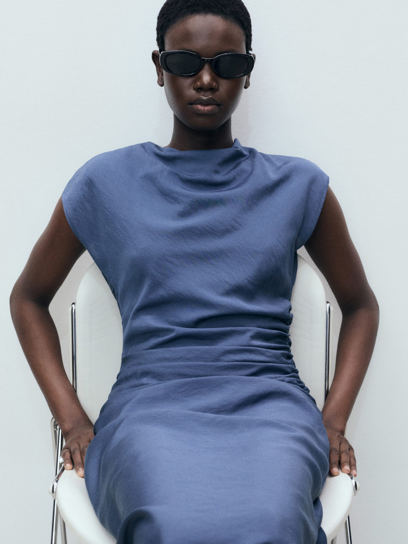 Сукня міді MANGO модель 87007190_54 Фото